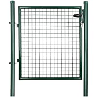 SONGMICS Puerta para jardín de Hierro 100 x 100 cm GGD150G
